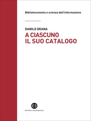 cover image of A ciascuno il suo catalogo